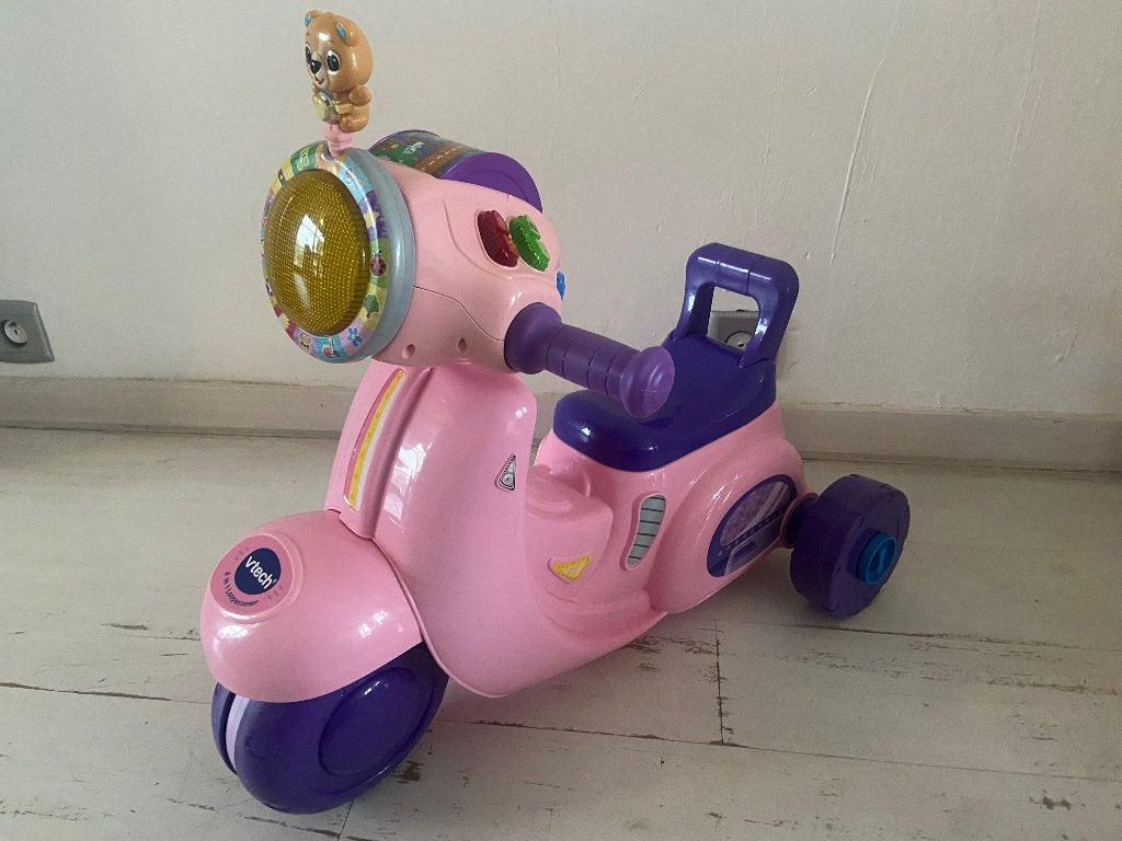 Vtech: scooter 2 in 1, Ophalen of Verzenden, Gebruikt
