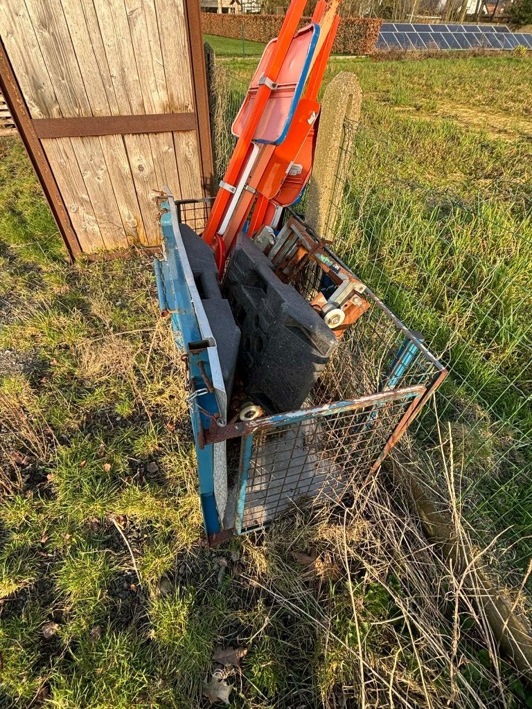 laadbak voor Emminghaus ladderlift, Ophalen