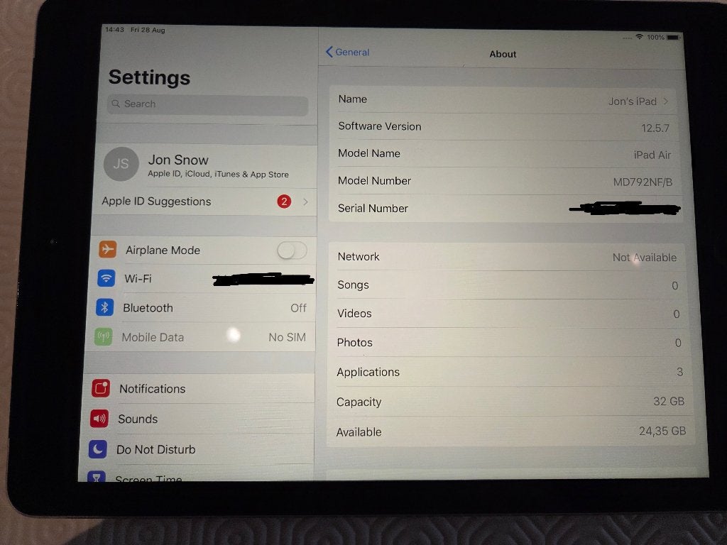 iPad Air 2013 (32GB) met SIM kaart functie, Informatique & Logiciels, Apple iPad Tablettes, 32 GB, Enlèvement ou Envoi, 9 pouces