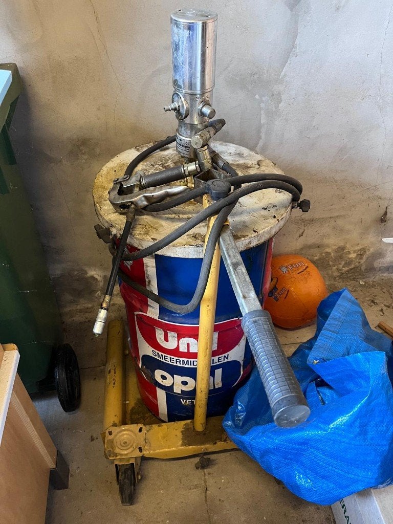 Luchtdruk SMEERPOMP, Ophalen, Gebruikt