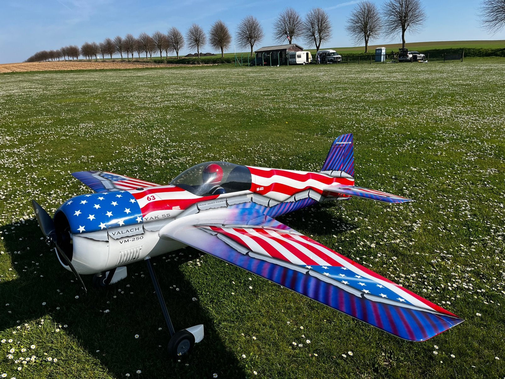 Yak 55 Carf 3 meter en Fiala 250 cc, Hobby en Vrije tijd, Ophalen, Zo goed als nieuw