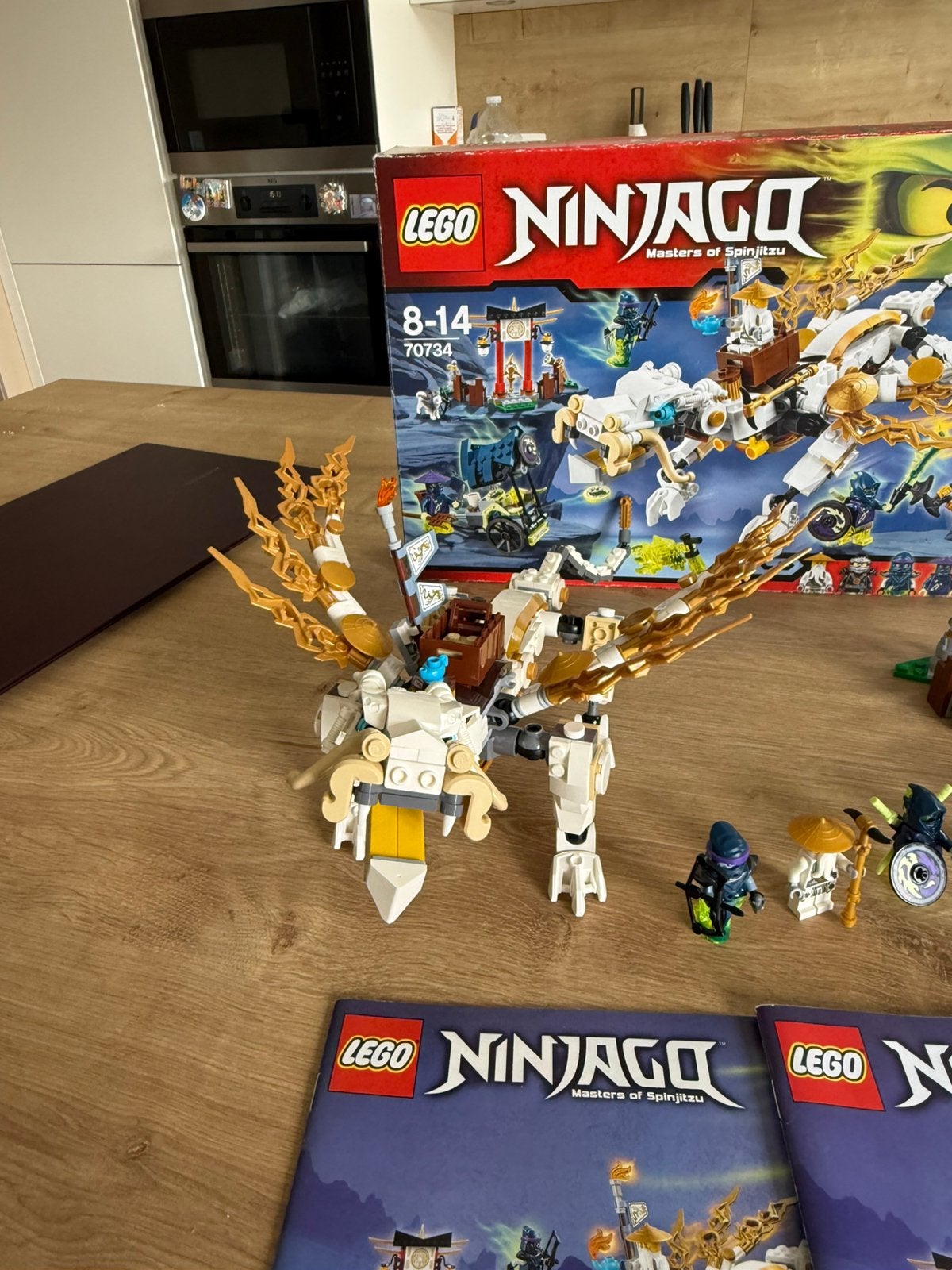 LEGO Ninjago70734 – De Draak van Meester Wu, Kinderen en Baby's, Speelgoed | Duplo en Lego, Gebruikt, Lego, Ophalen of Verzenden