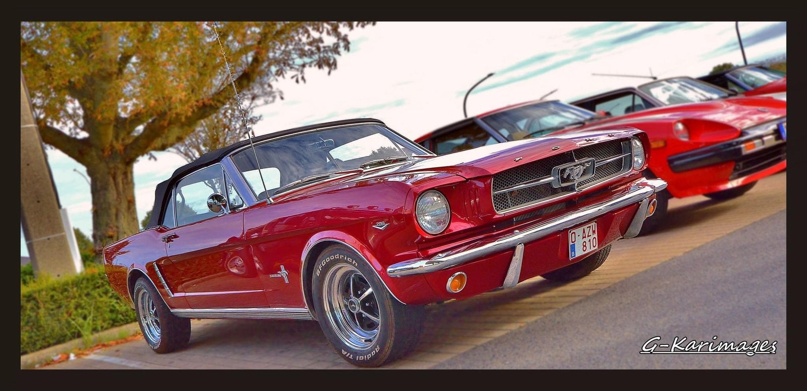 A vendre pour cause de maladie Mustang de 1965, Autos, Achat, 4900 cm³, Cabriolet, Noir