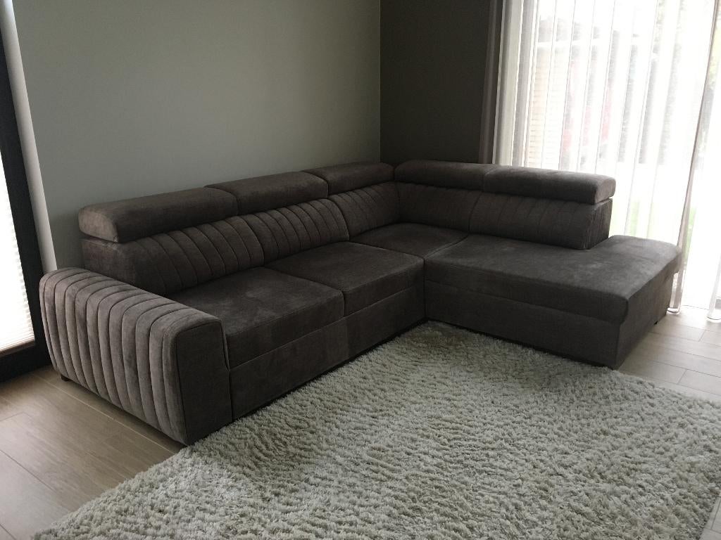 Zetel Piano Seats & Sofa bruin/stone, Huis en Inrichting, Zetels | Complete zithoeken, Ophalen, Zo goed als nieuw, Stof