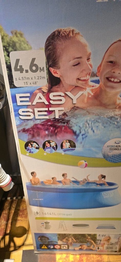 piscine ronde intex neuve 4,57mx1,22m, Neuf, Rond, Enlèvement, Piscines hors sol