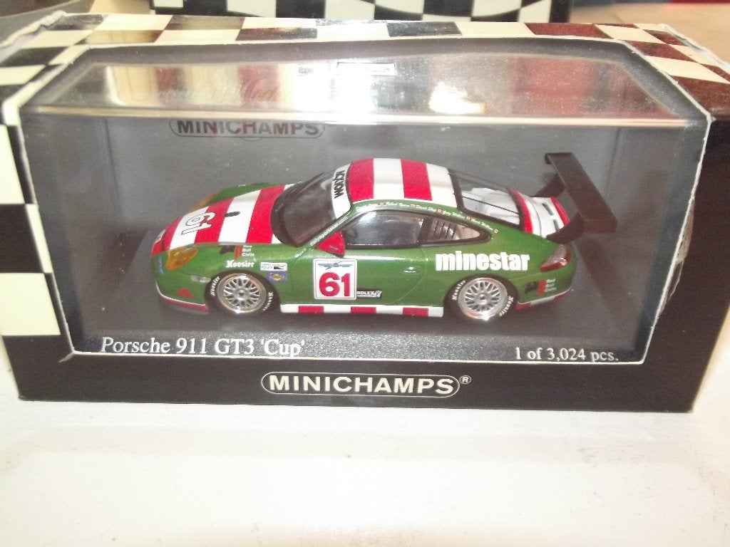 Porsche 911 GT3 Cup - 24h Daytona 2005, Hobby en Vrije tijd, Modelauto's | 1:43, Ophalen of Verzenden, Zo goed als nieuw, Auto