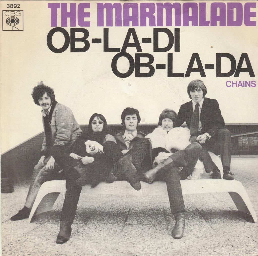 45T: The Marmalade: Ob-la-di ob-la-da   PopRock, CD & DVD, Vinyles Singles, Utilisé, Enlèvement ou Envoi