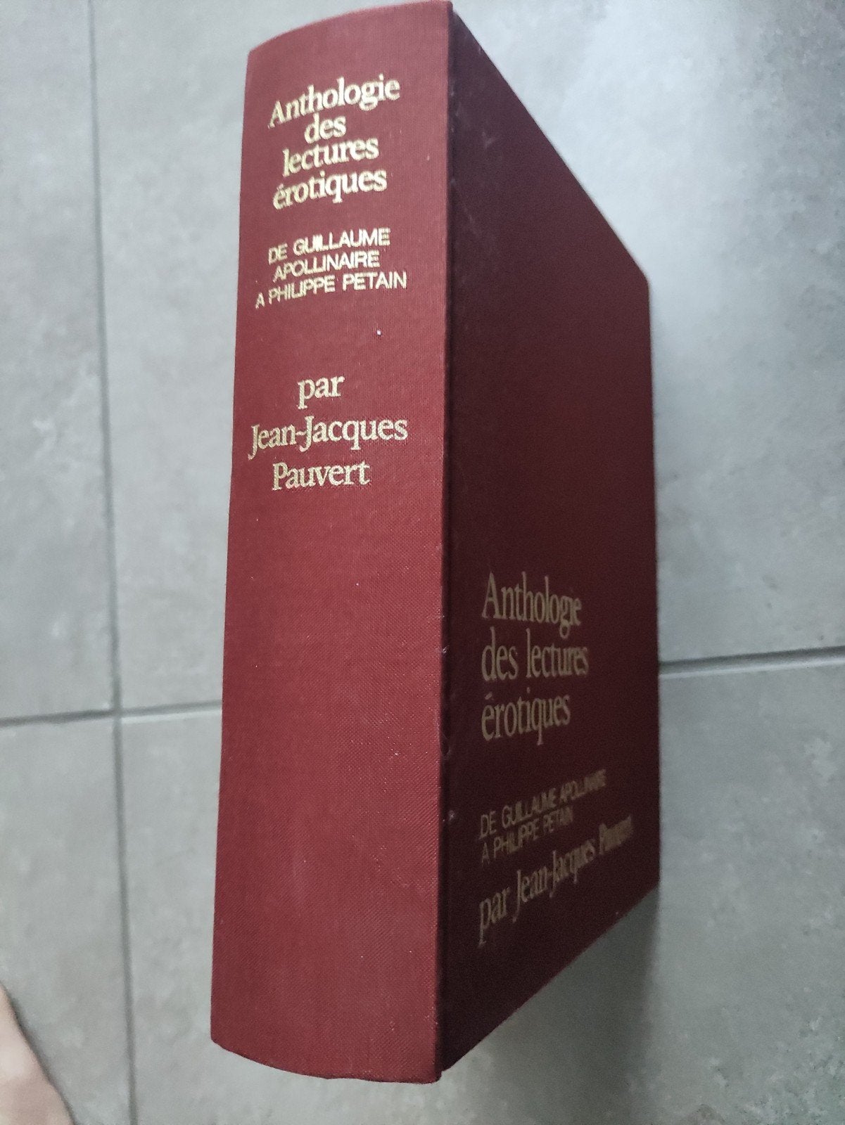 ANTHOLOGIE DES LECTURES ÉROTIQUES, Ophalen of Verzenden