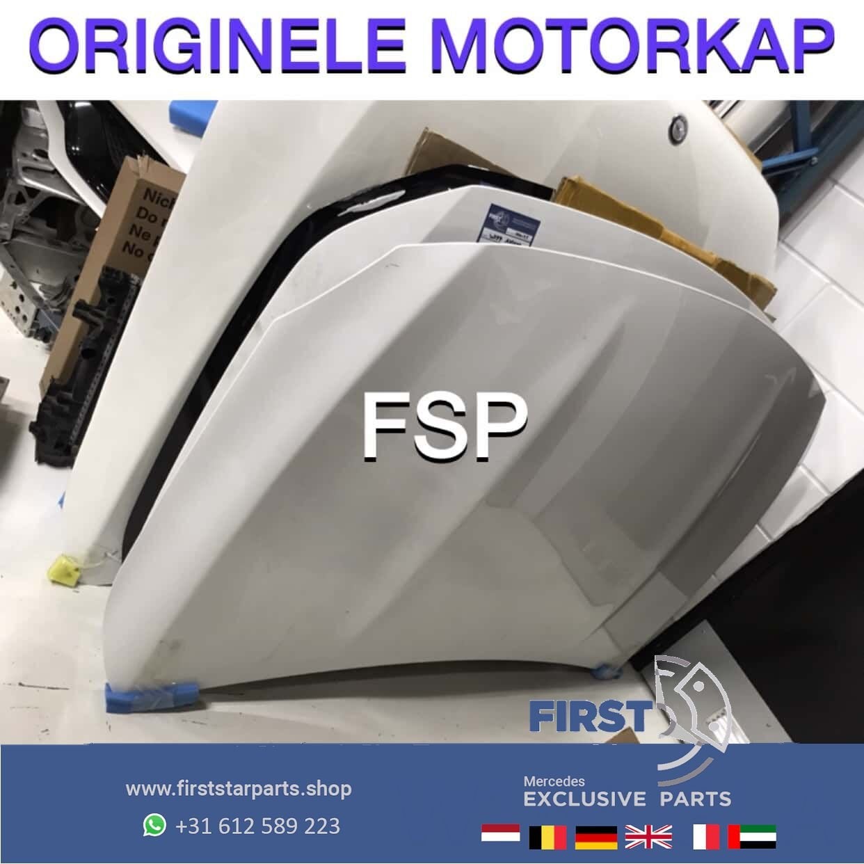 W156 X156 GLA GLA45 AMG MOTORKAP A1568800057 ORIGINEEL 2013-, Gebruikt, -, Voor, Ophalen of Verzenden