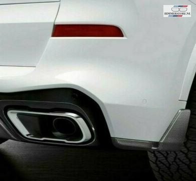 Carbon M Performance achterbumper vleugel rechts BMW X5 seri, -, Nieuw, Ophalen of Verzenden, Achter