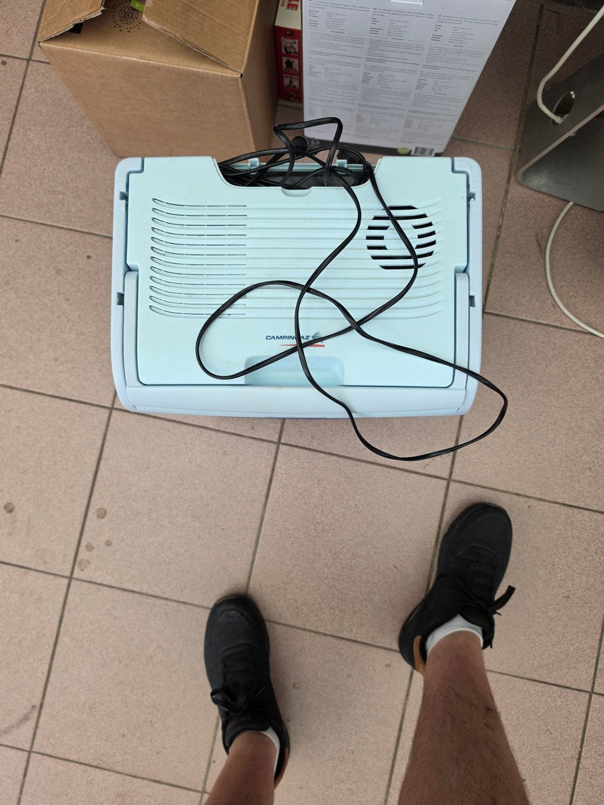 elektrische frigobox, Caravans en Kamperen, Ophalen of Verzenden, Gebruikt, Koelbox, Elektrisch