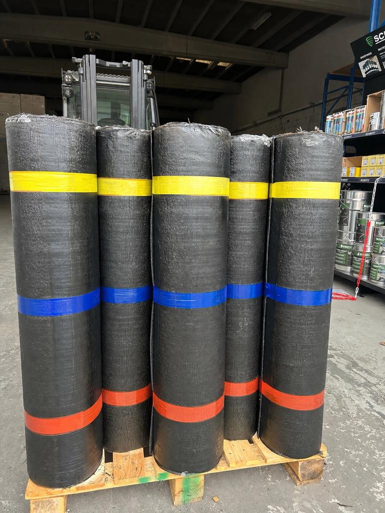 Roofing 4 mm 20€, Membrane goudronnée, Enlèvement, Autres matériaux, Noir