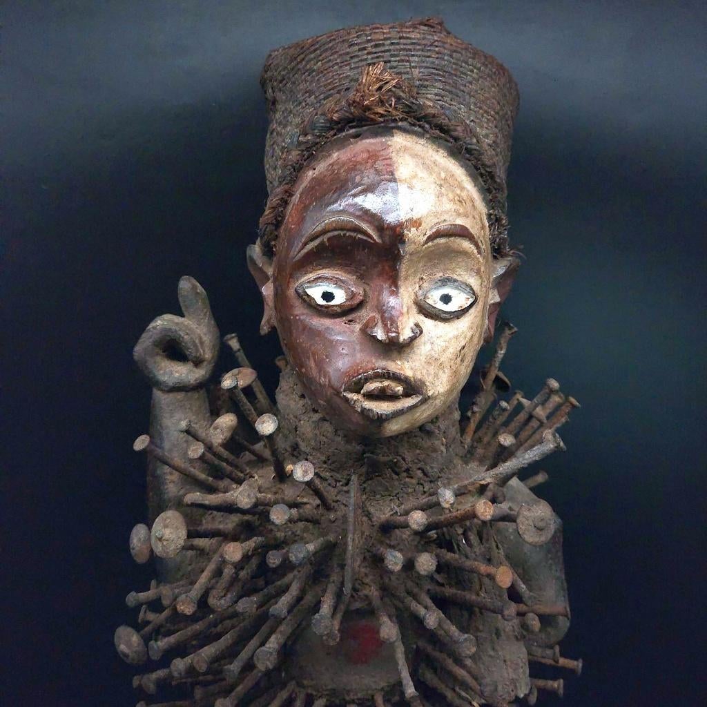 Guerriers kongo - sculpture - Bakongo RDC 50cm, Enlèvement ou Envoi