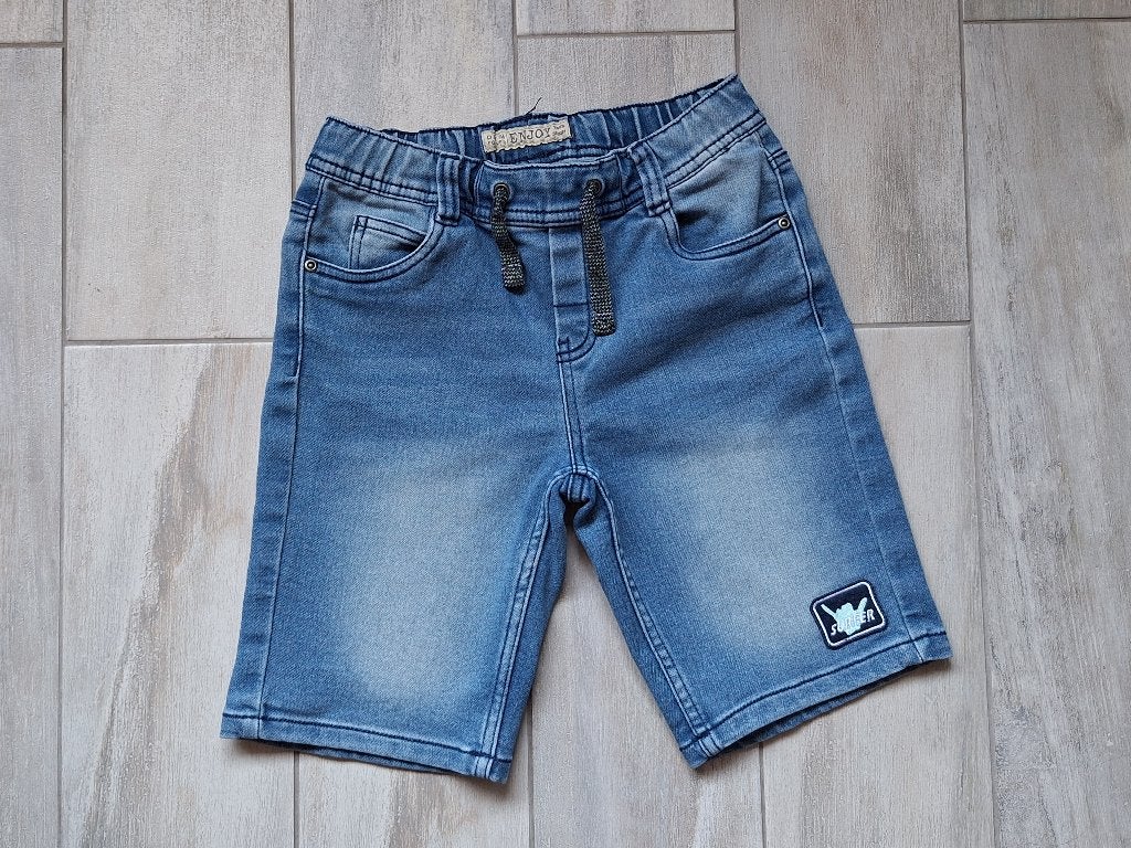 ★ M140 - Korte Jeansbroek surfer, Ophalen of Verzenden, Gebruikt, Jongen, Broek
