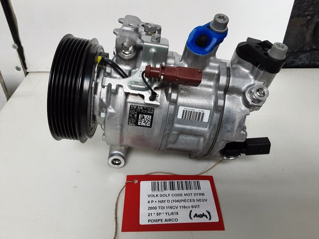 COMPRESSEUR CLIMATISATION Golf VIII (CD1) (3Q0816803D), Volkswagen, Volkswagen AG, Utilisé, Kundenbetreuung@volkswagen.de