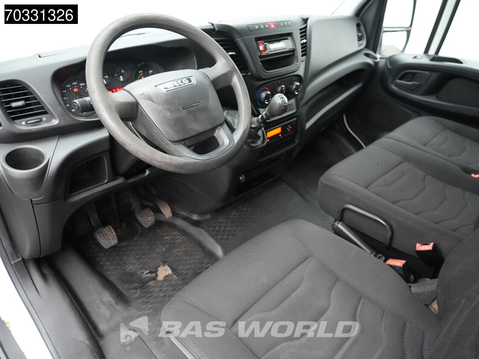 Iveco Daily 35C15 3.0L Laadklep 3,5t Trekhaak Zijdeur Dubbel, Autos, Achat, 2972 kg, Entreprise, Boîte manuelle