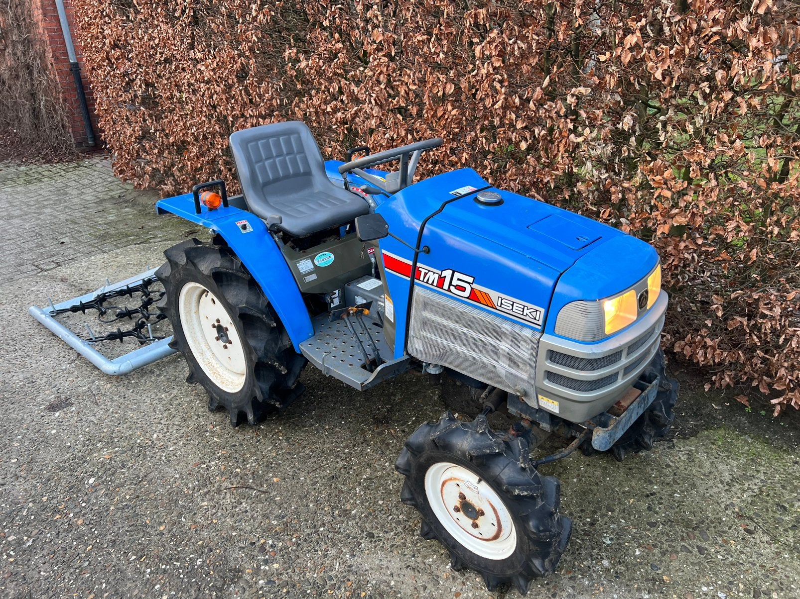 Iseki minitractor|4x4|16 PK|Weidesleep|Cultivator| Incl BTW, Ophalen
