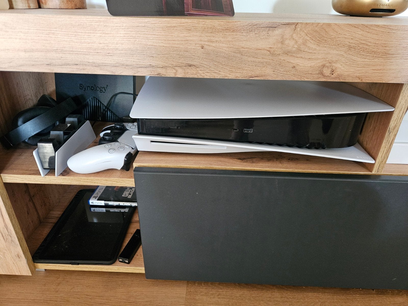 PS5 + station d'accueil + disque BO4, Enlèvement ou Envoi