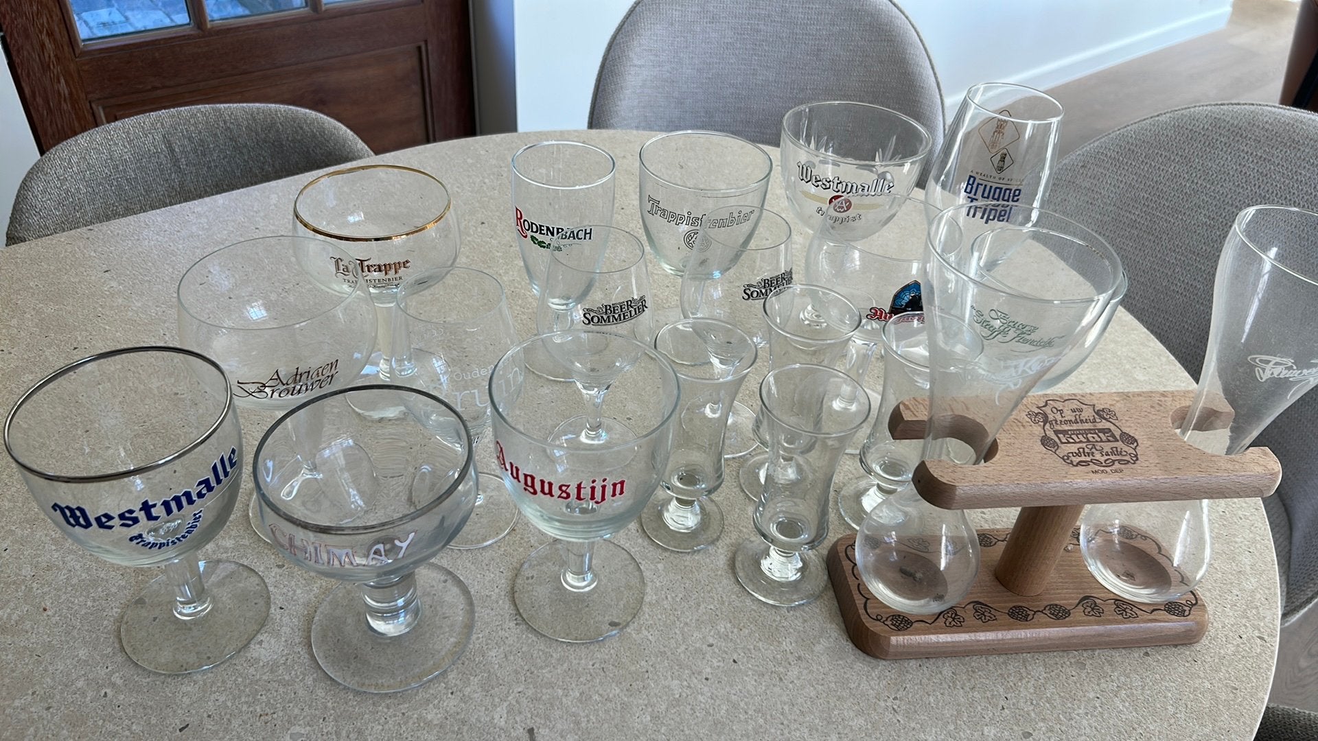 Bierglazen, Verzamelen, Ophalen of Verzenden, Zo goed als nieuw