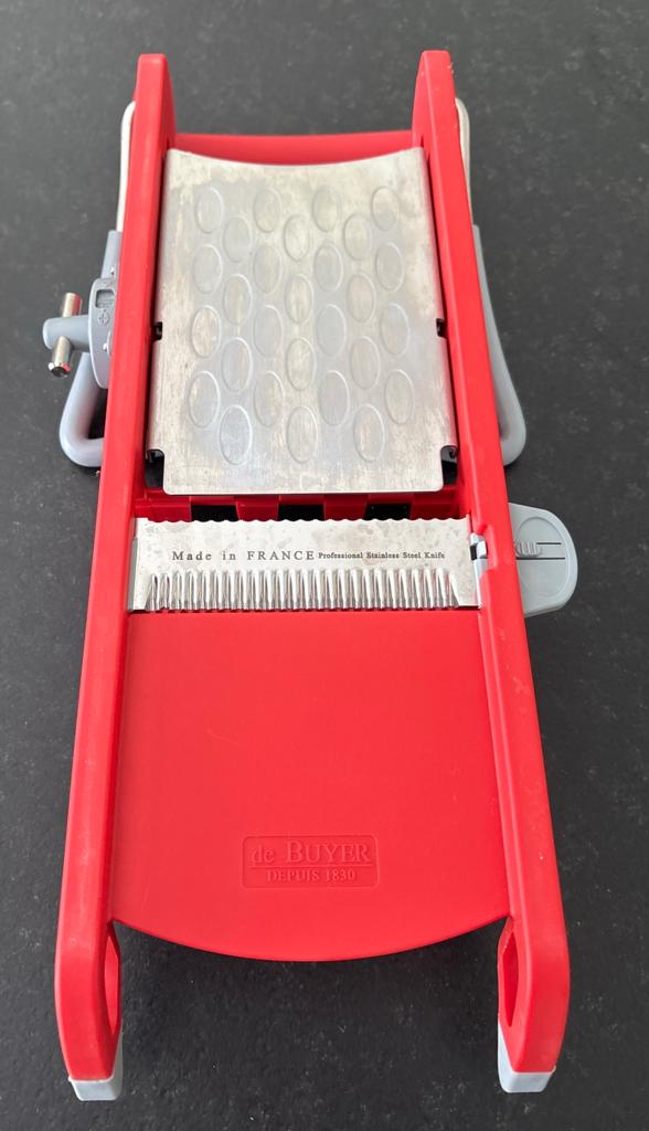 Mandoline de Buyer Swing Plus rouge complète, Bricolage & Construction, Échelles & Escaliers, Enlèvement ou Envoi, Comme neuf