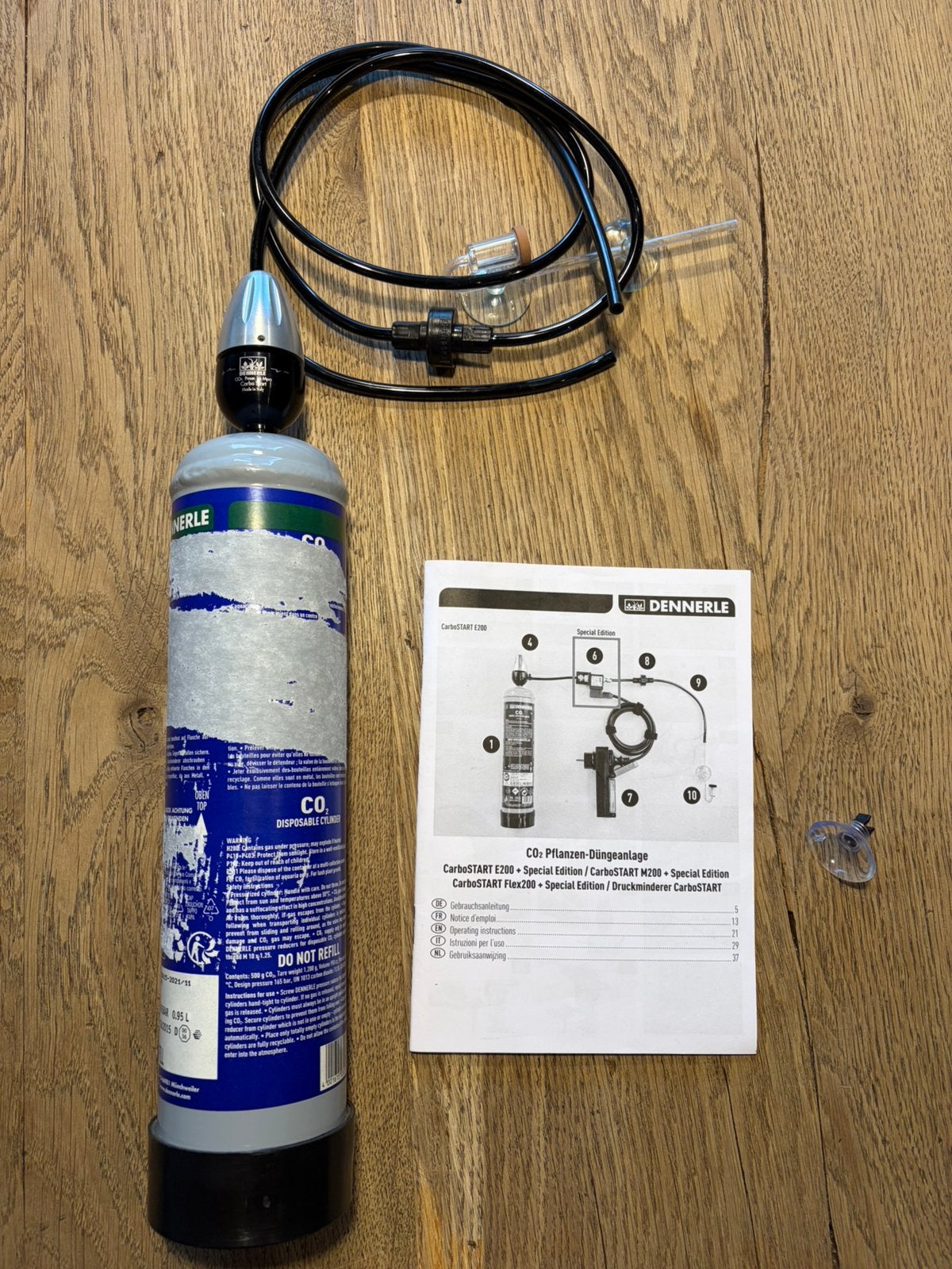 Dennerle CarboSTART E200 CO2 set aquarium, Enlèvement ou Envoi, Comme neuf, Dennerle