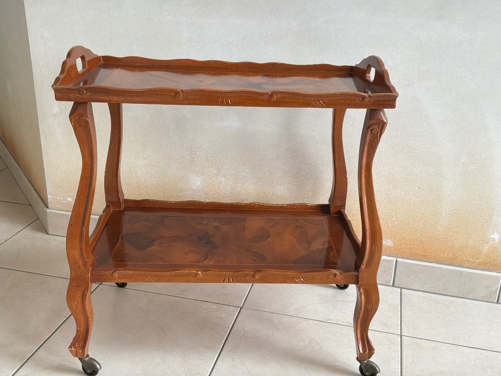 Theewagen Serveerwagen op wielen, Ophalen