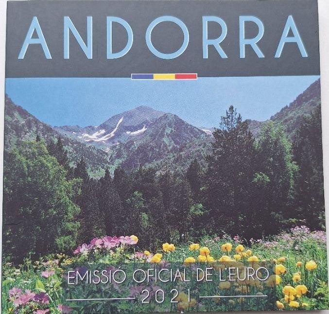 Coffret BU Andorre 2021 - Coffret annuel - BU, Timbres & Monnaies, Monnaies | Europe | Monnaies euro, Enlèvement ou Envoi, Autres pays