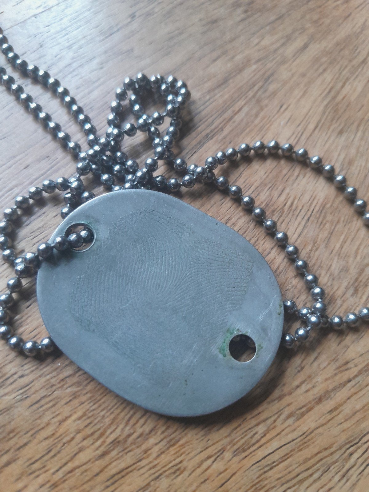 dogtag US WW1 USN, Enlèvement