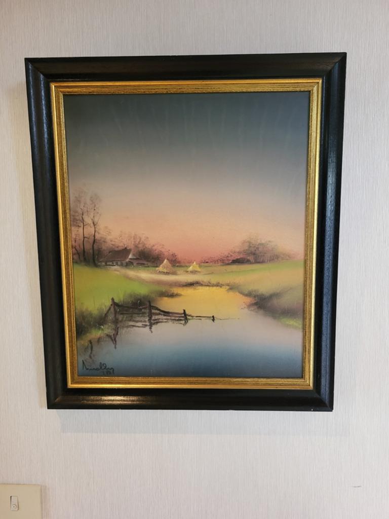 Schilderij op paneel, Ophalen