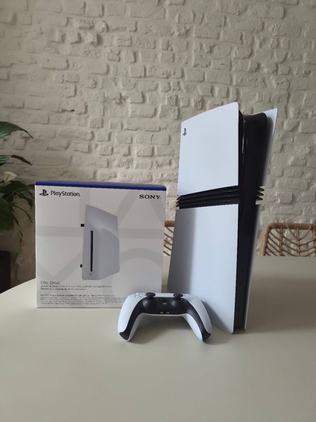 Playstation 5 Pro + discspeler, Games en Spelcomputers, Ophalen, Zo goed als nieuw, Playstation 5