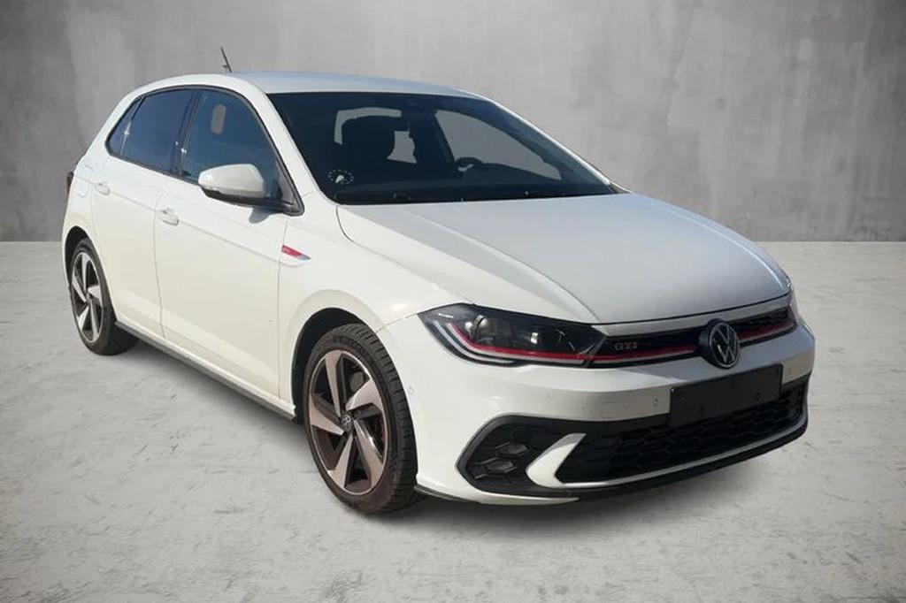 Volkswagen Polo GTI 2.0tsi 207pk -AUTOMAAT -Airco -App -LED, Auto's, Automaat, Stof, Zwart, 4 cilinders