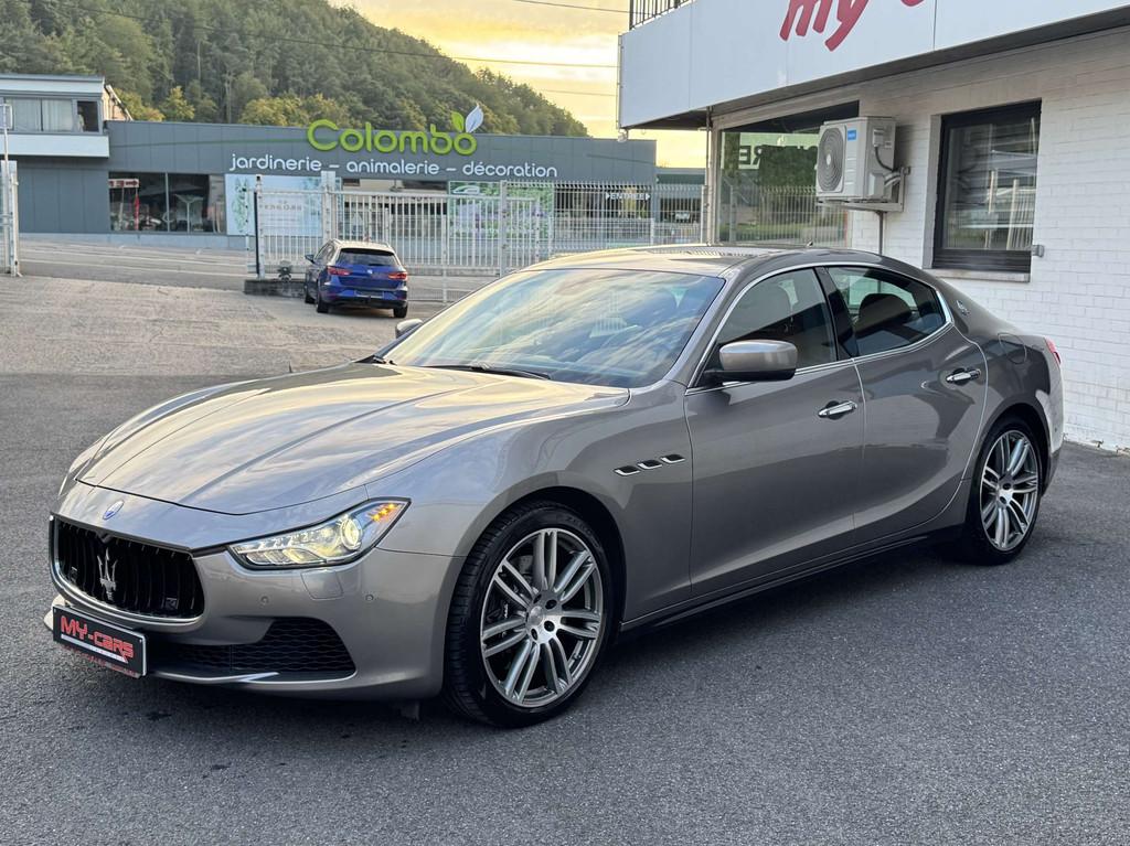 Maserati Ghibli 3.0 V6 Bi TURBO 410 S Q4 AUTOMATIQUE FULL OP, Autos, Maserati, Cuir, Achat, 4 portes, 6 cylindres