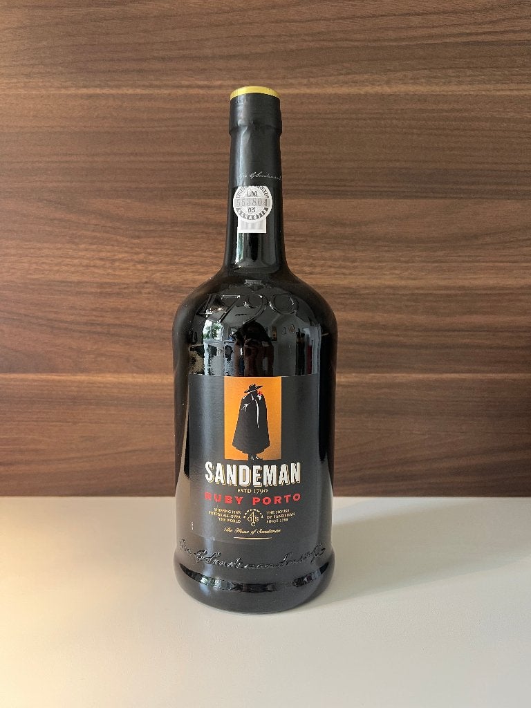 Sandeman Ruby Porto 1L — nog verzegeld, Verzamelen, Wijnen, Ophalen of Verzenden, Nieuw, Port