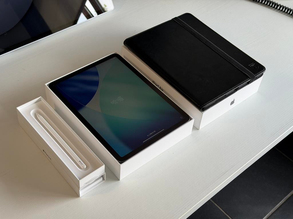 Apple iPad Air 4 (64GB) + Apple Pencil 2 + Beschermhoes, 10 inch, Overige modellen, Ophalen of Verzenden, Wi-Fi