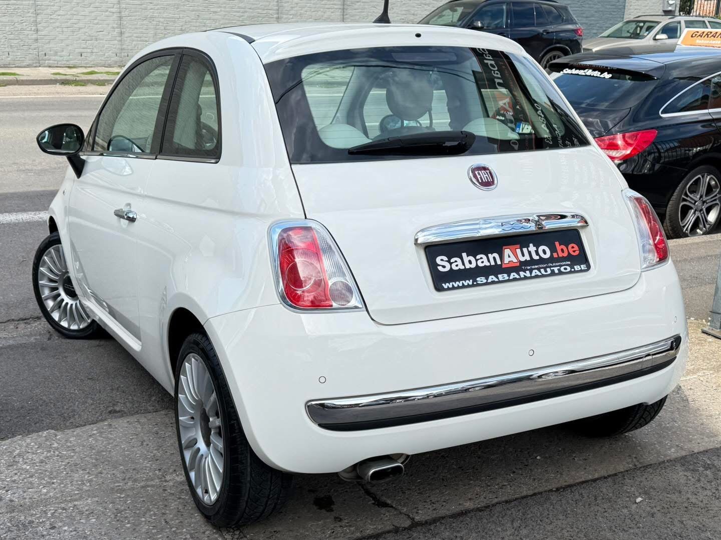 Fiat 500 1.2 essence ( 51 kw - 70 cv ) Lounge 11/2012, Cuir, Achat, Entreprise, Berline