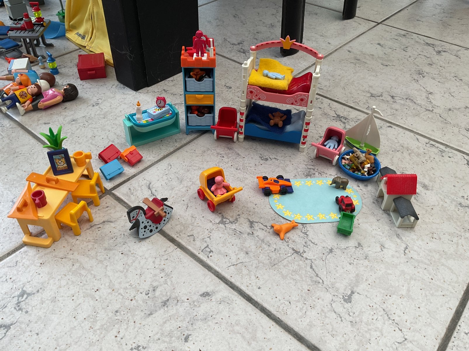 Playmobil kinderkamer met heel veel speelgoed, Ophalen of Verzenden, Zo goed als nieuw