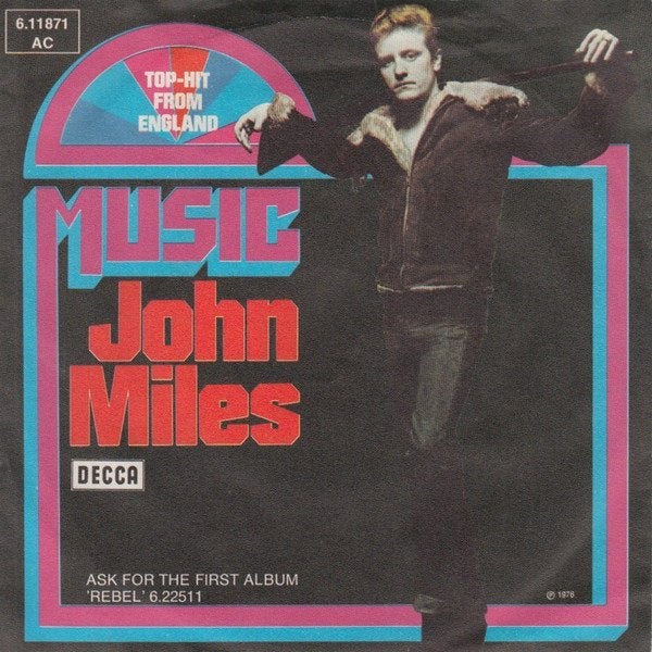 7" John Miles – Music, CD & DVD, Enlèvement ou Envoi, 7 inch, Utilisé, Rock et Metal