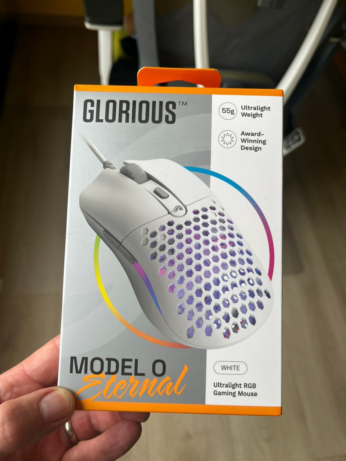 Glorious Gaming Model O Eternal, Computers en Software, Ophalen, Rechtshandig, Muis, Gaming muis