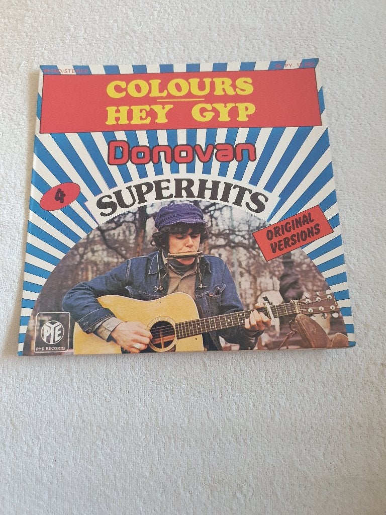 S - Donovan – Colours / Hey Gyp - 1975, CD & DVD, Enlèvement ou Envoi, 7 inch, Comme neuf, EP