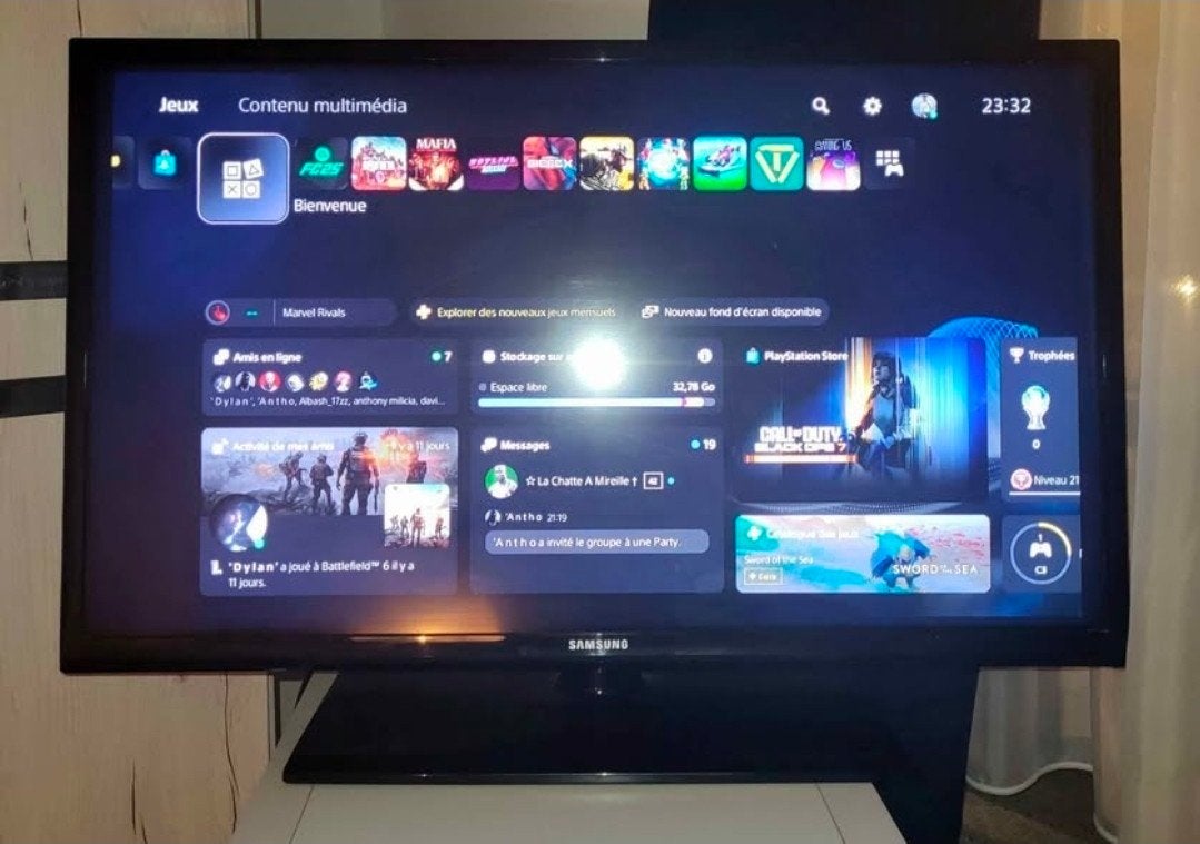 Téléviseur Samsung 32" - Modèle UE32EH4003, TV, Hi-fi & Vidéo, Enlèvement, Utilisé, Samsung