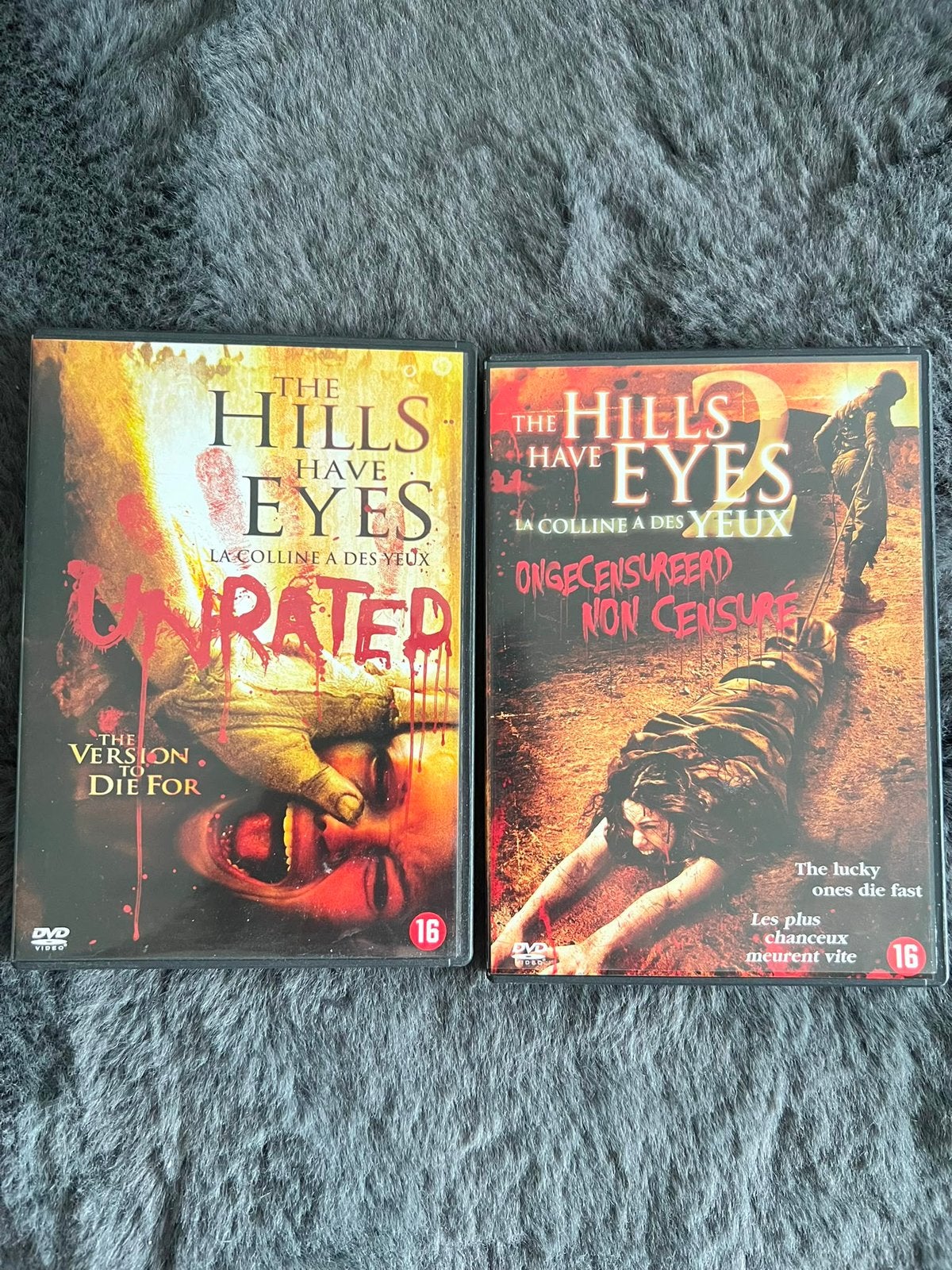 The hills have eyes 1+2 (dvd), Ophalen of Verzenden, Zo goed als nieuw