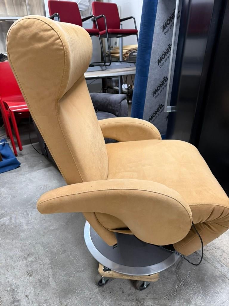 Leolux elektrische relaxstoel met massagefunctie, Huis en Inrichting, Ophalen, Gebruikt, Leolux