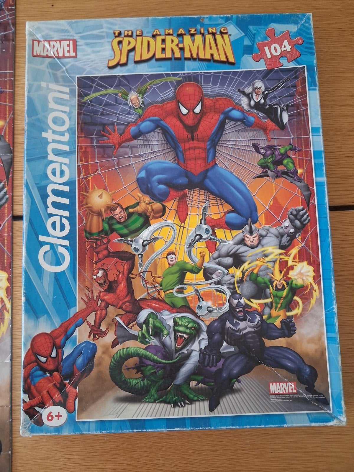 puzzle spiderman 104 pièces, Kinderen en Baby's, Ophalen, Meer dan 50 stukjes, Gebruikt