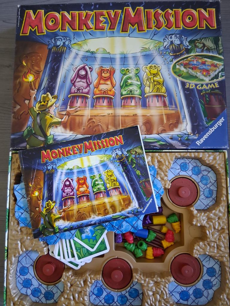 Ravensburger gezelschapsspel Monkey Mission, Ophalen