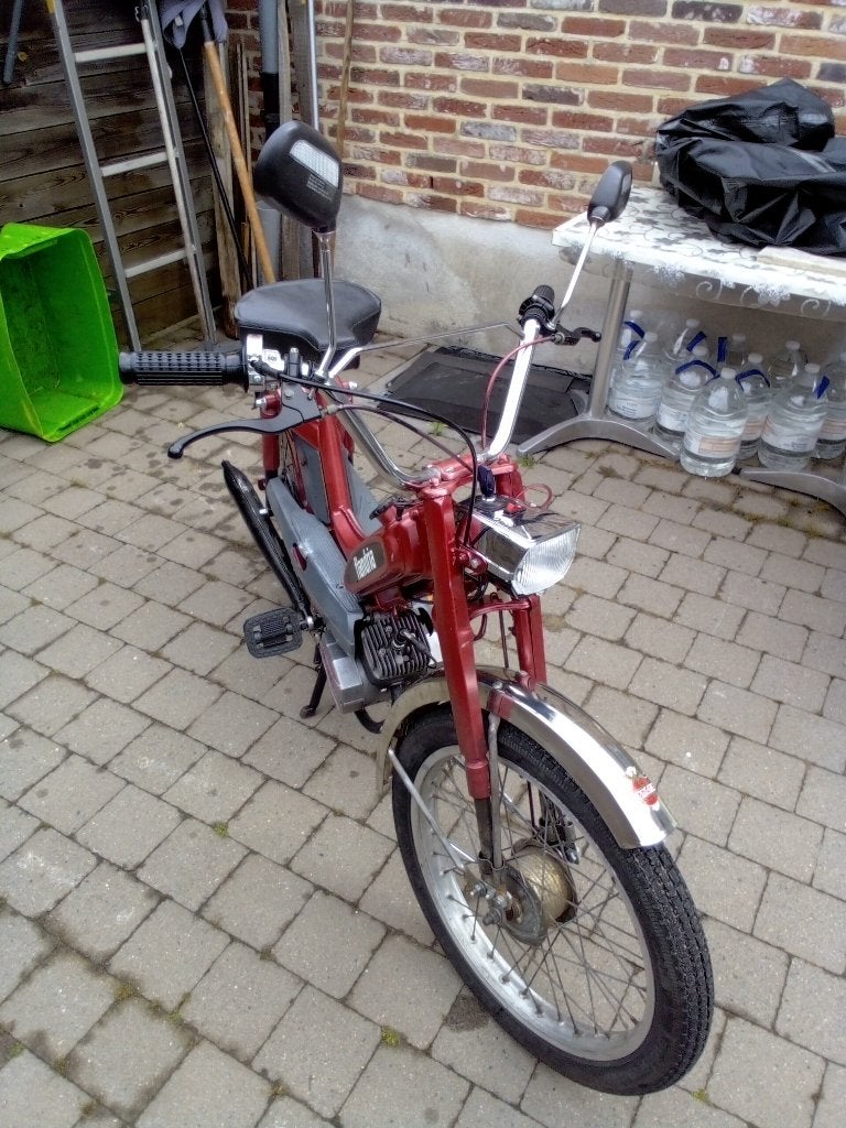 bromfiets klasse A Flandria Penny 50 cc, Autres marques, 0 vitesses, Enlèvement, Classe A (25 km/h)