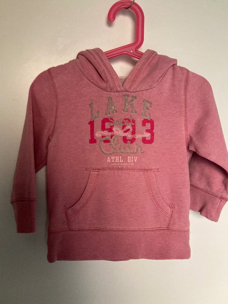 LOGG (H&M) roze hoodie / trui met kap – Maat 86/92, Ophalen of Verzenden, Zo goed als nieuw, LOGG - H&M, Truitje of Vestje
