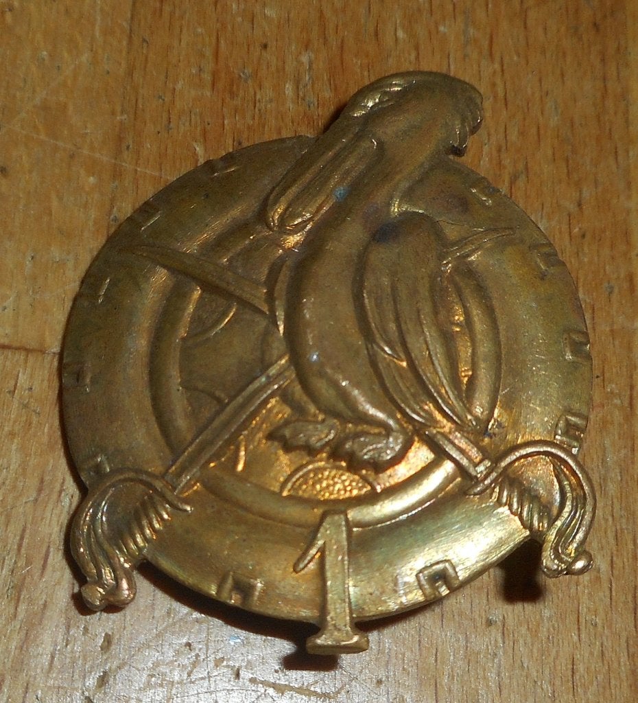 ARMEE BELGE WW2 - 1ERE DIVISION DE CAVALERIE - INSIGNE, Collections, Envoi, Armée de terre, Emblème ou Badge