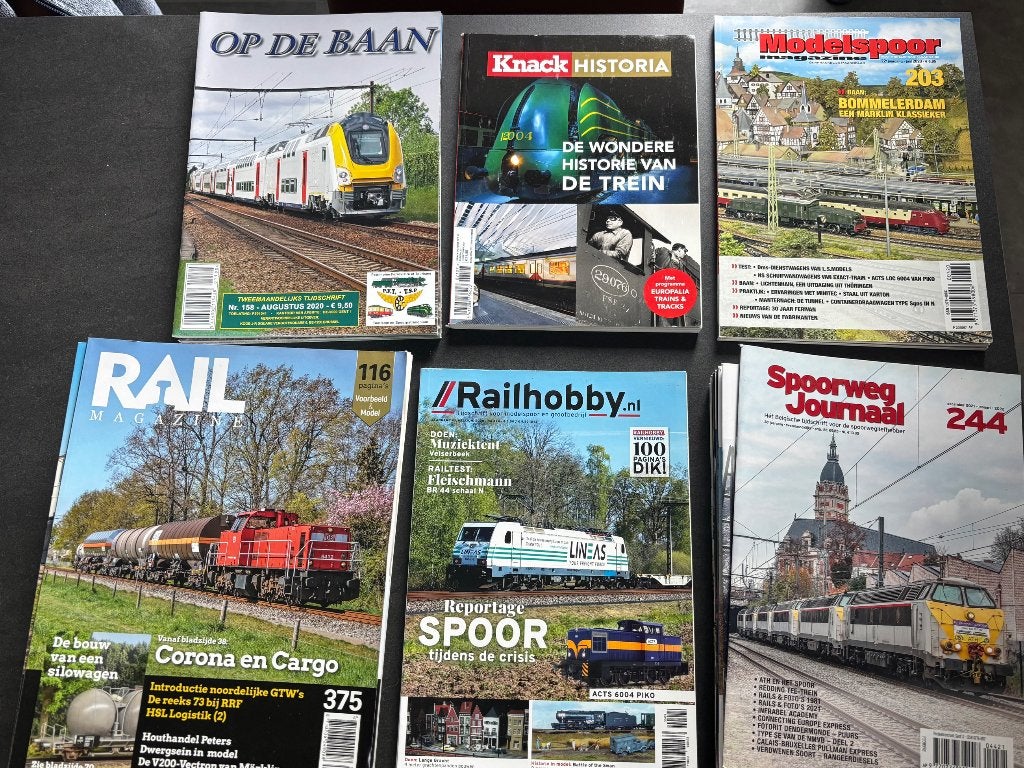 Rail magazine, spoorwegjournaal e.a., Boeken, Ophalen of Verzenden, Zo goed als nieuw, Overige typen
