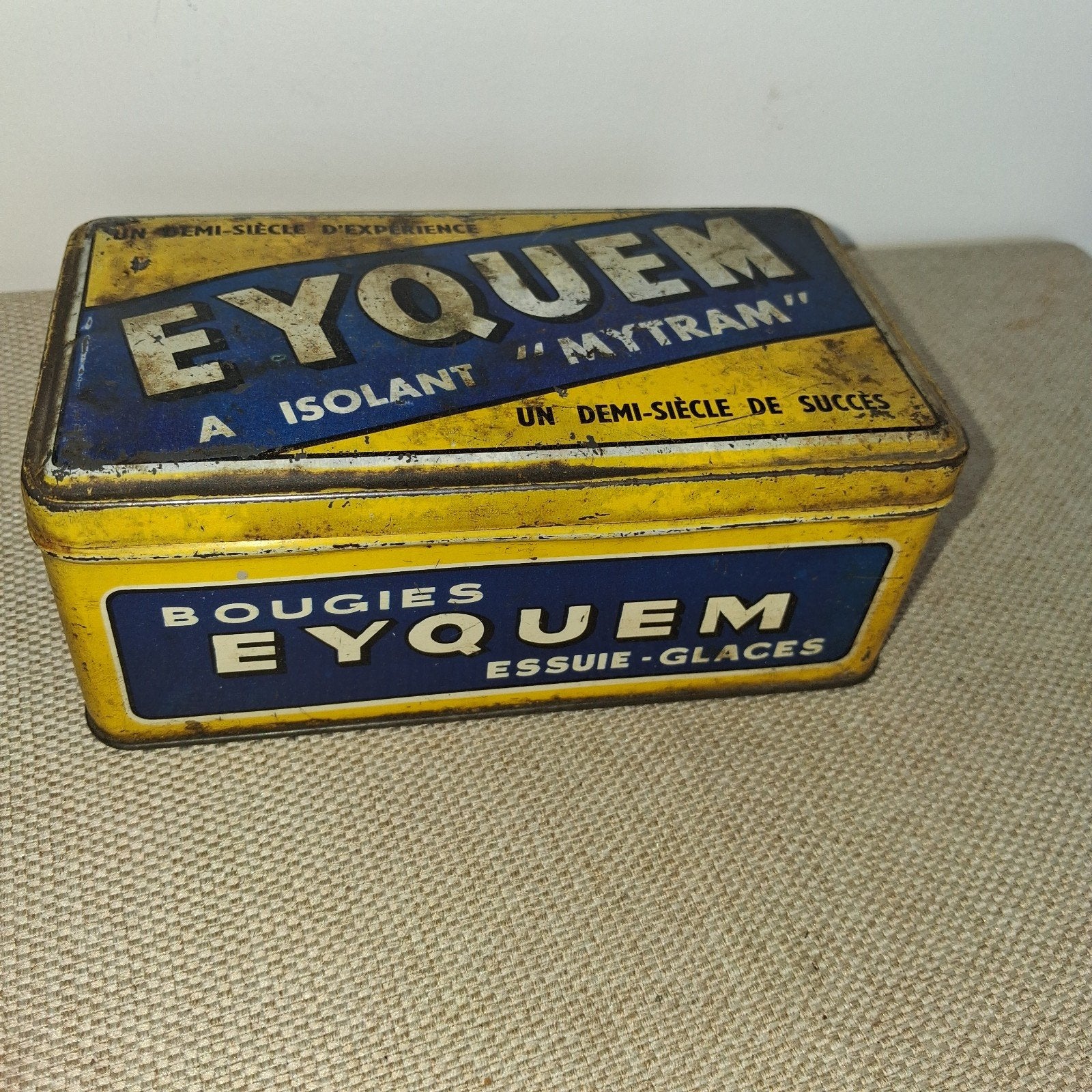 Bougies d'allumage vintage en étain EYQUEM, Enlèvement ou Envoi
