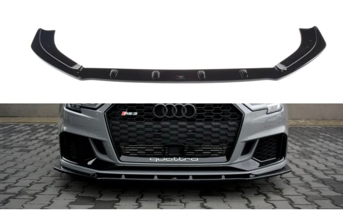 Maxton front lip / front splitter Audi RS3 8V, Autos : Pièces & Accessoires, Enlèvement, Audi, Pare-chocs